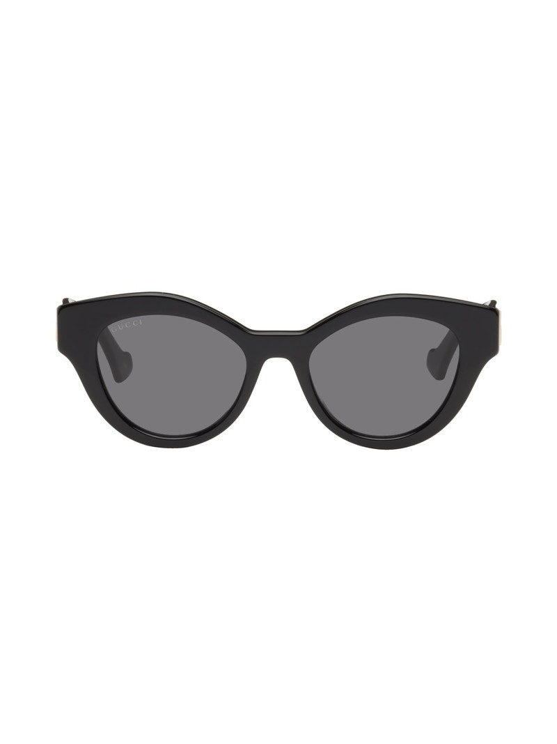 Black Cat-Eye Sunglasses 1