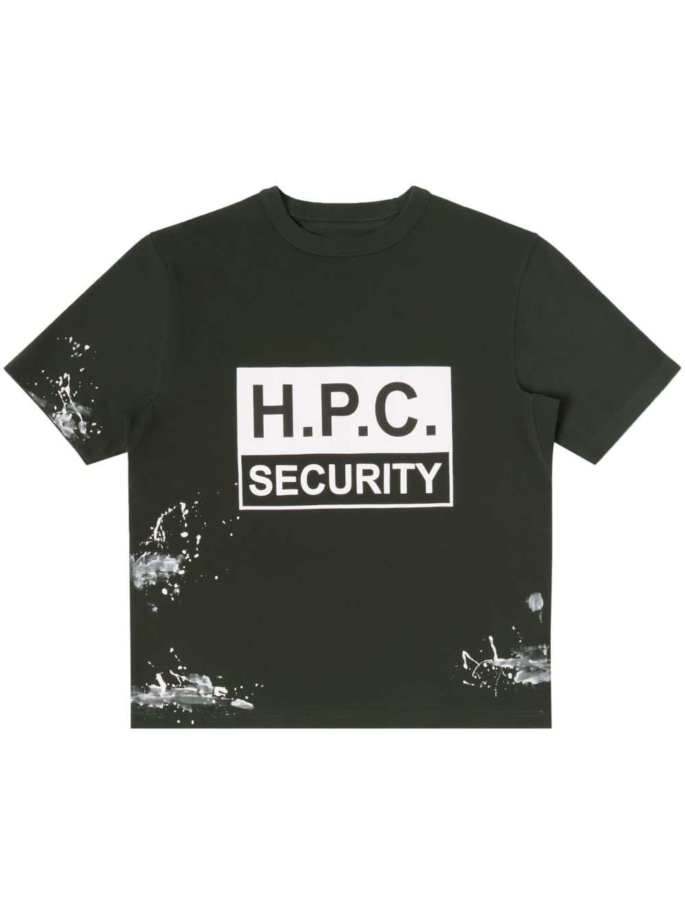 Security logo-print cotton T-shirt - 1