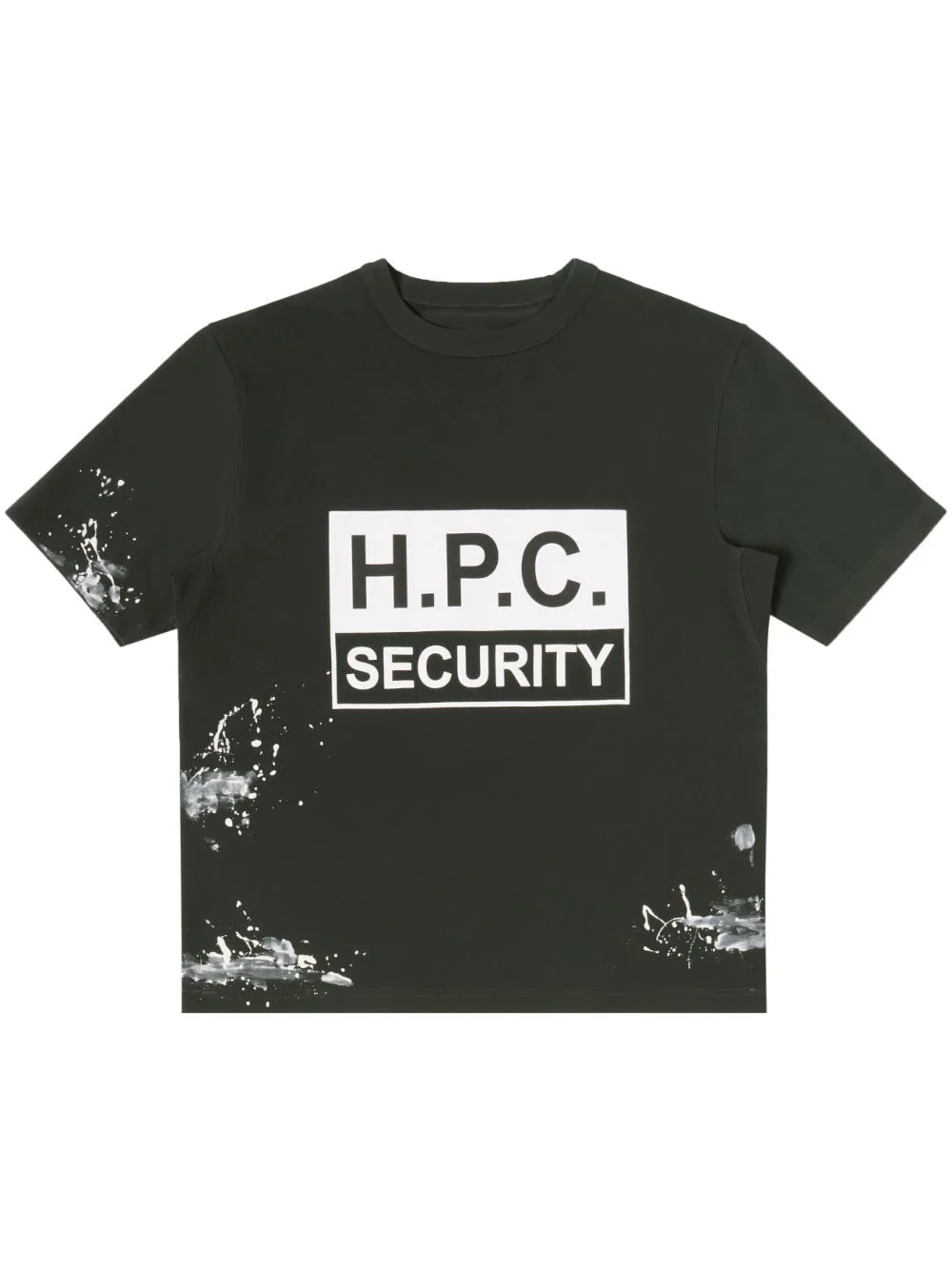 Security logo-print cotton T-shirt - 1