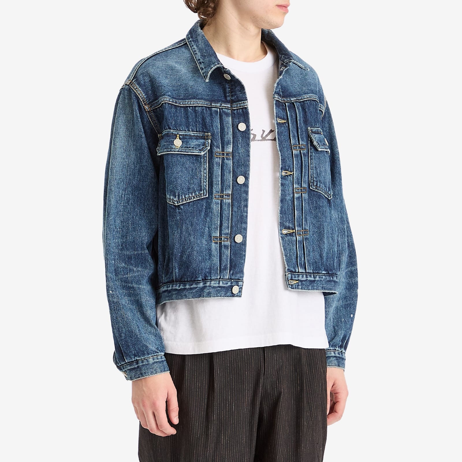 Visvim SS 101X Damaged 1010 Denim Jacket - 2