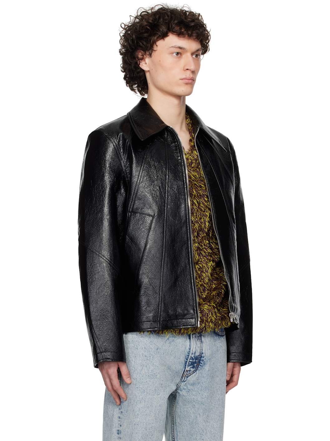 Black Duke Faux-Leather Jacket - 2