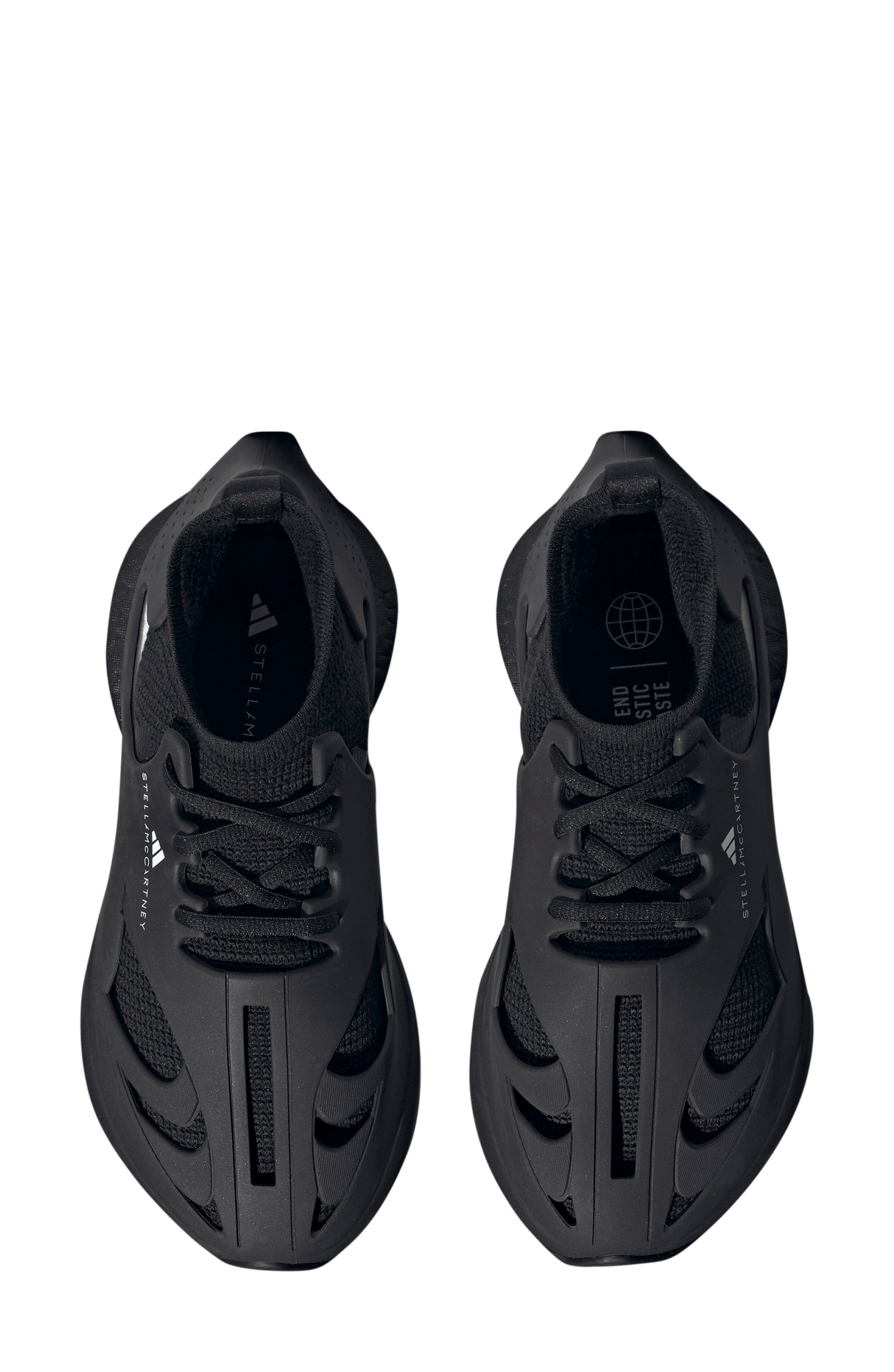 adidas by Stella McCartney ASMC Sportswear Run Sneaker in Core Black/white/black at Nordstrom - 5