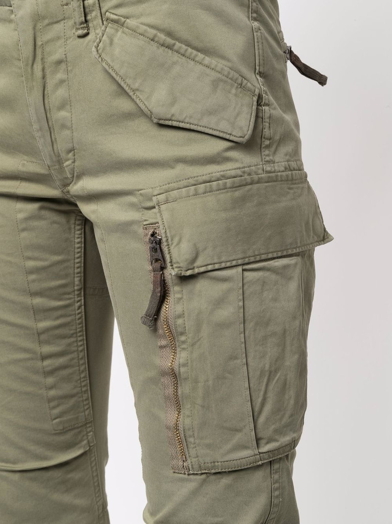 skinny-cut cargo trousers 5