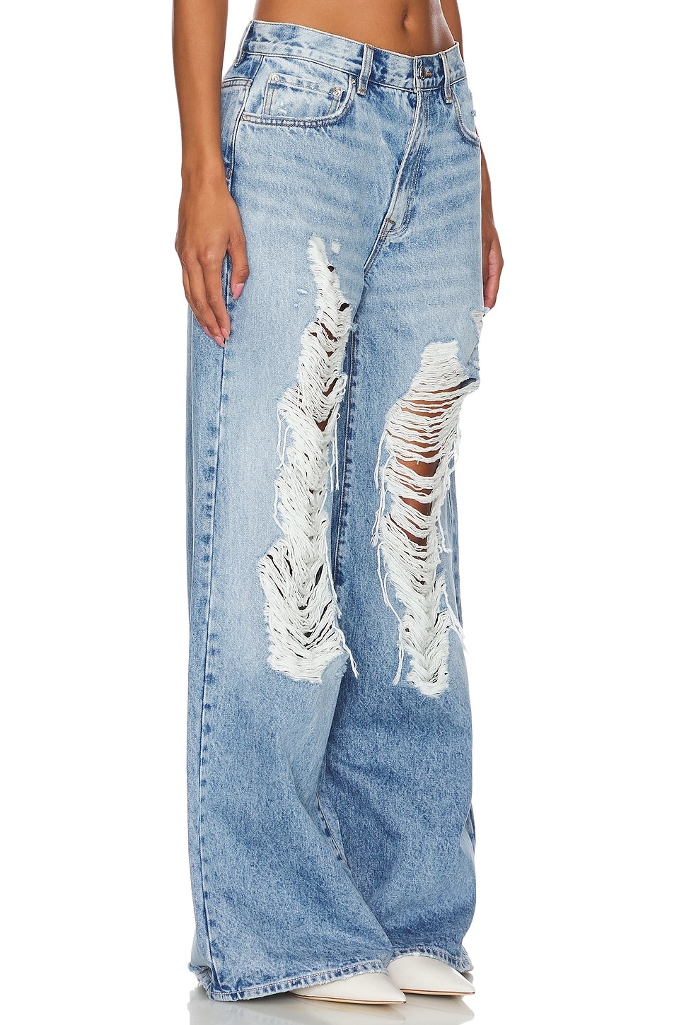 Luna Mid Rise Baggy Wide Leg - 2