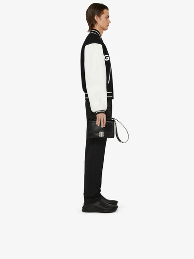 Givenchy GIVENCHY BOMBER IN WOOL AND LEATHER outlook