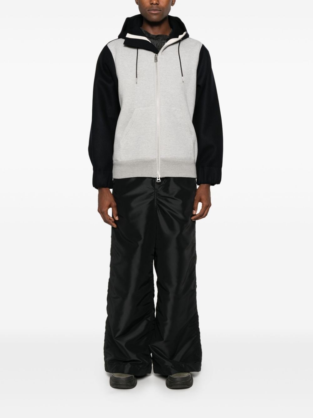 wool hooded jacket - 2