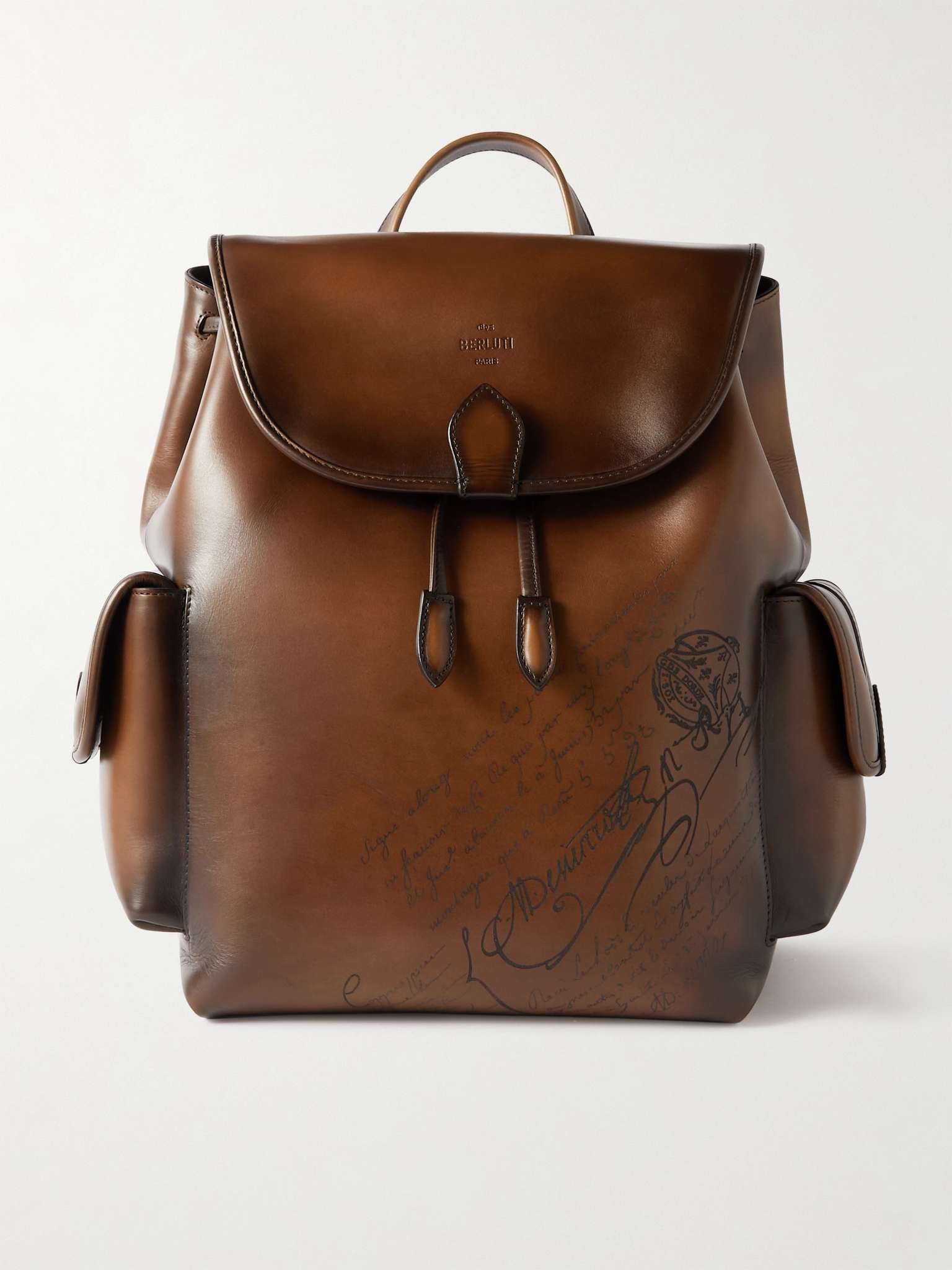 Horizon Scritto Leather Backpack - 1