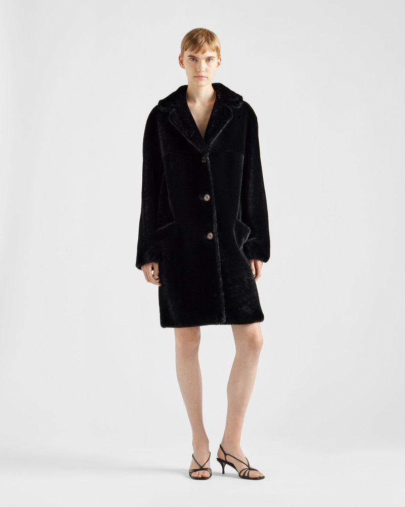 Prada Shearling coat outlook