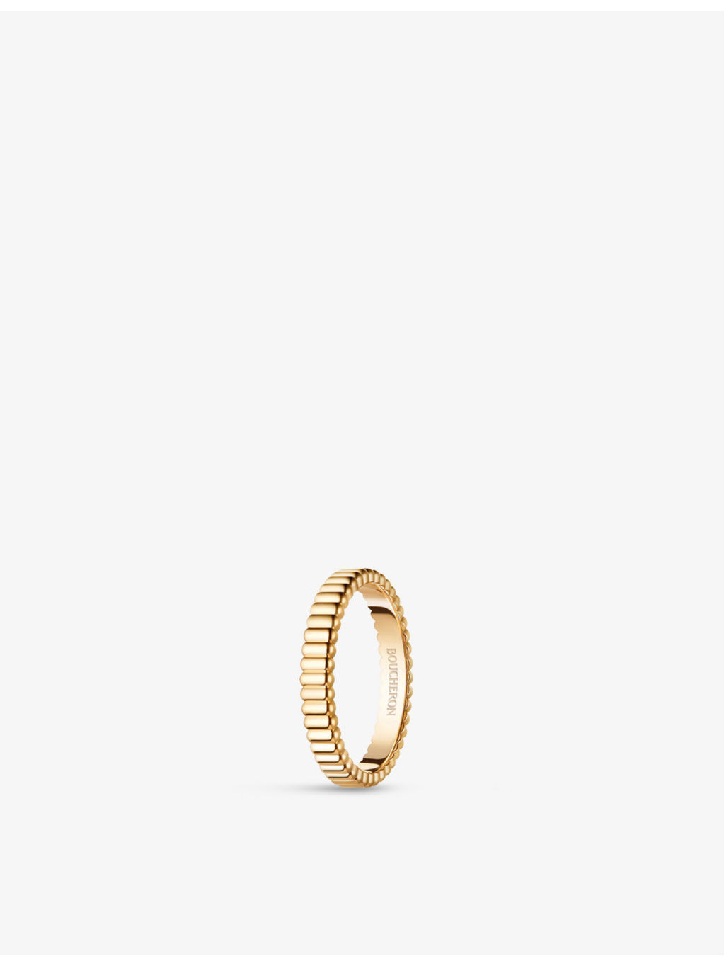 Quatre Grosgrain 18ct yellow gold wedding band - 3