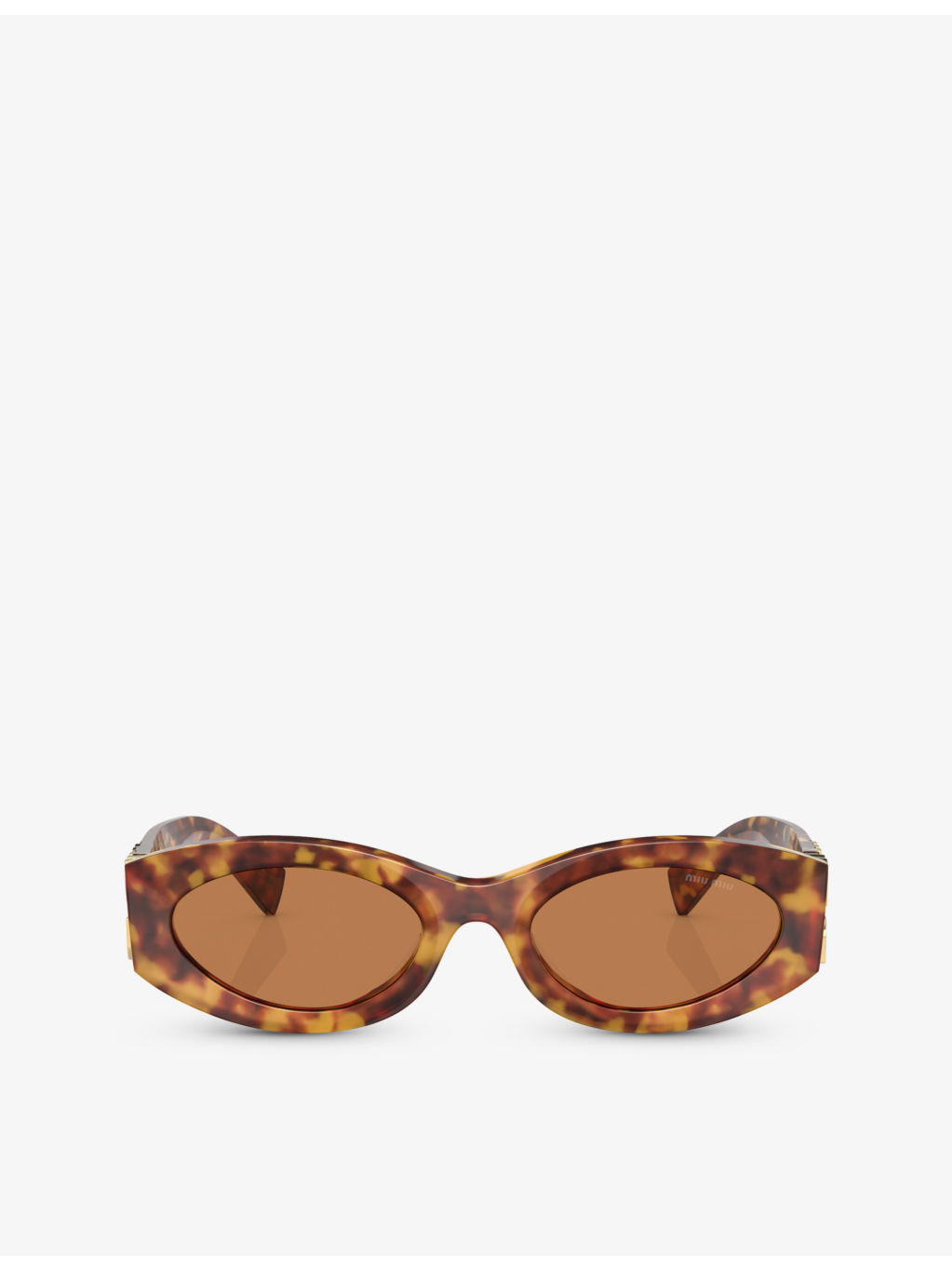 MU 11WS oval-shape acetate sunglasses - 1