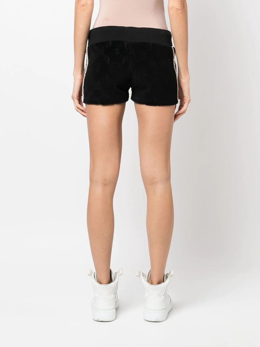 Monogram drawstring shorts - 4