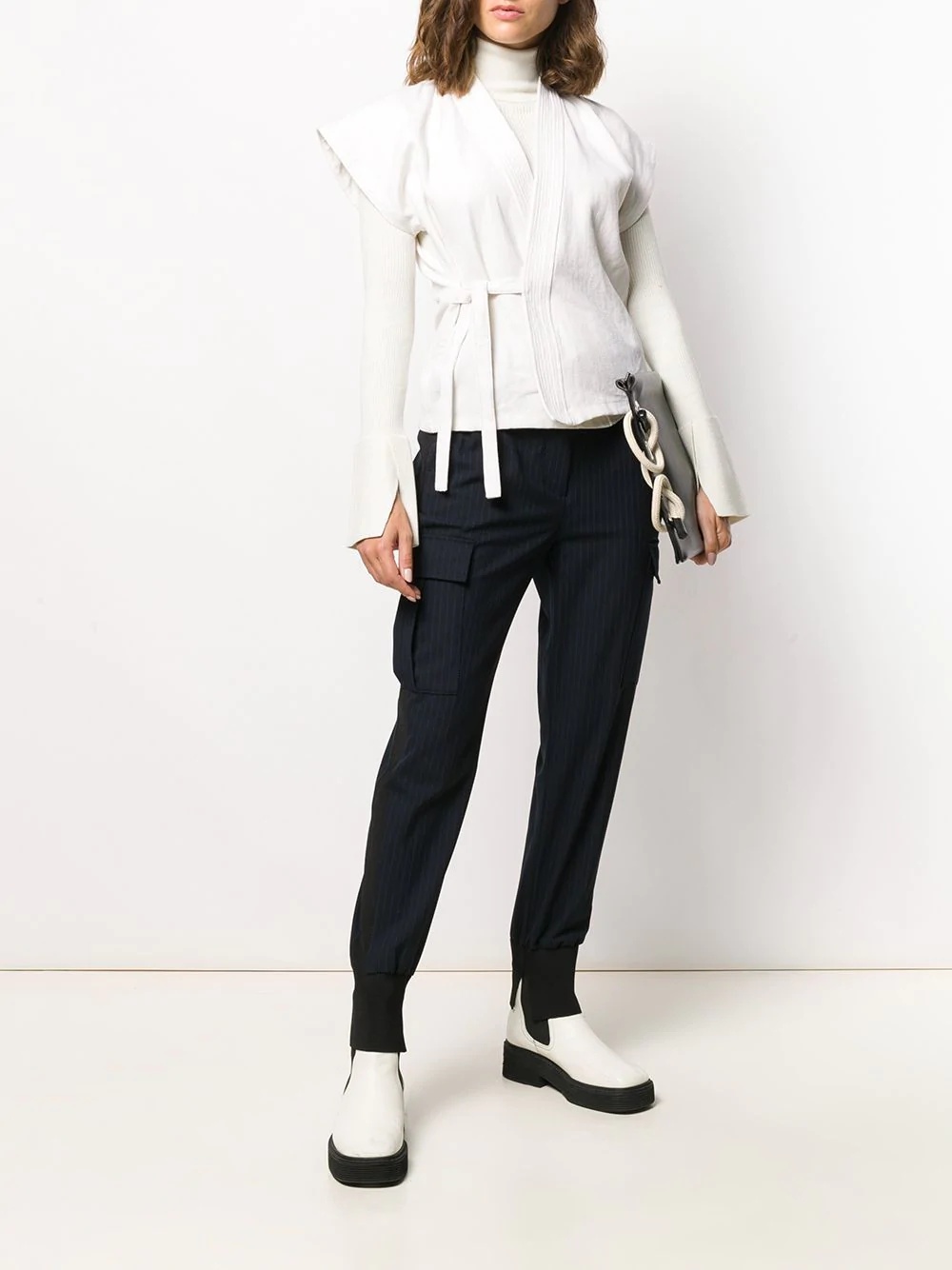 tapered cargo trousers - 2