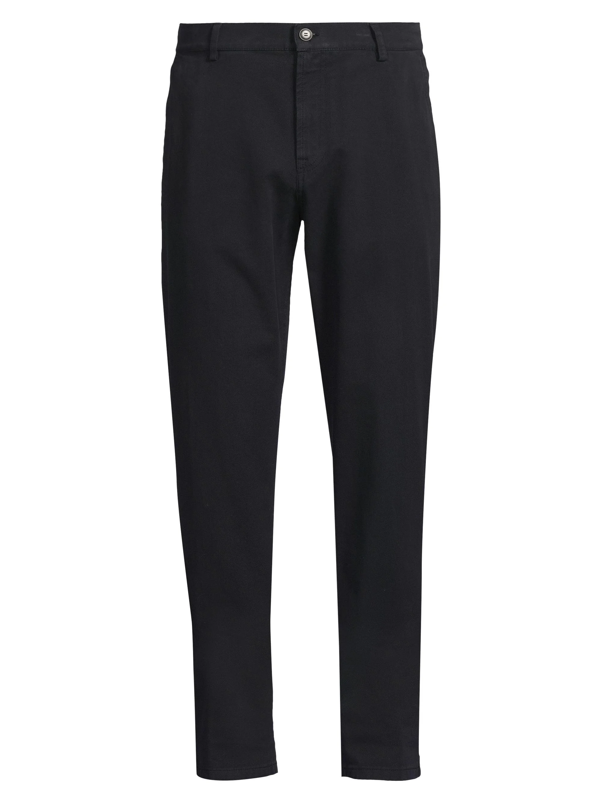 Men's Stretch Cotton Modern-Fit Sport Trousers - Dark Blue - 1