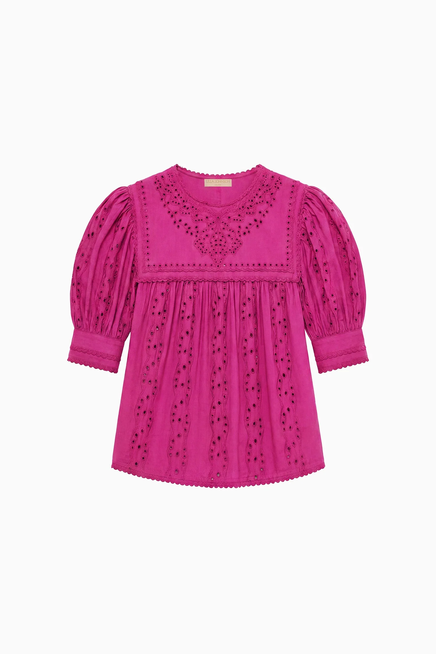 Una Short Sleeve Cotton Top - 1