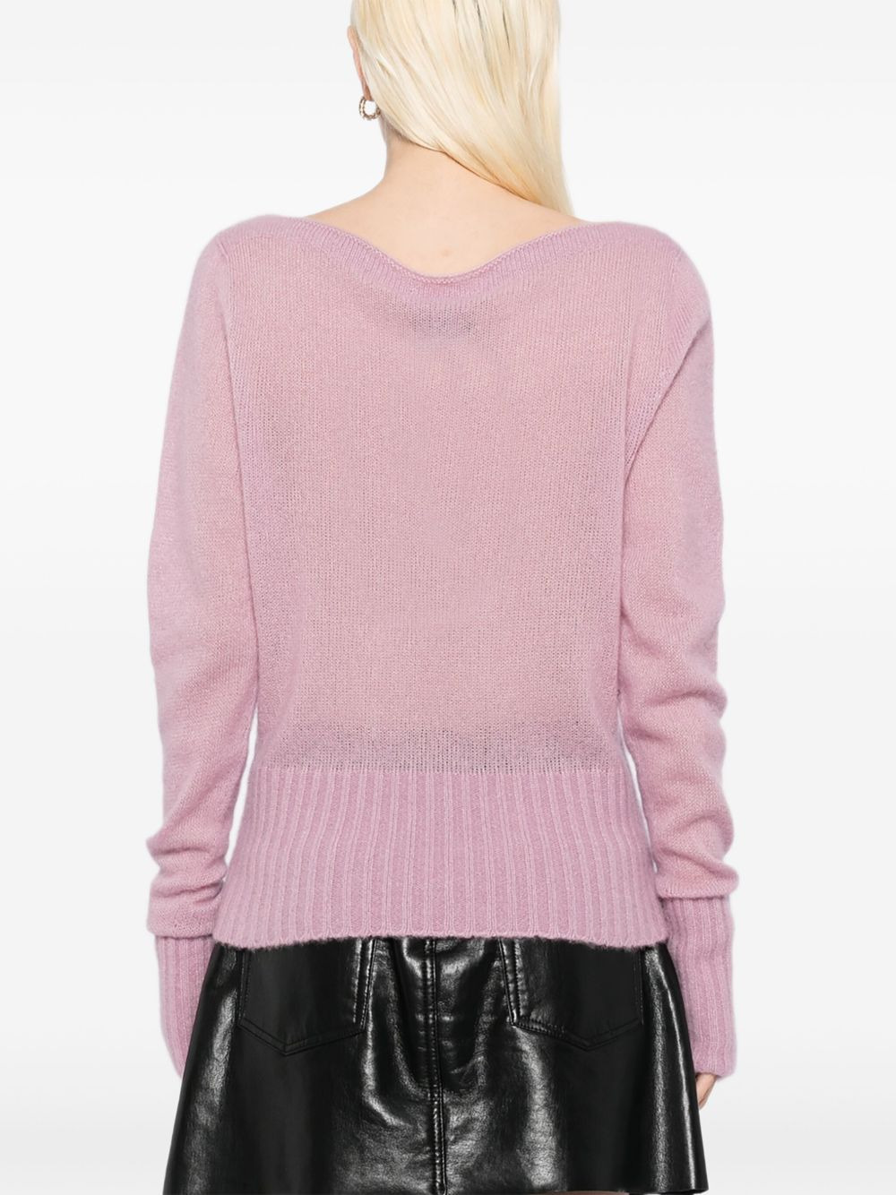 boat-neck sweater - 4