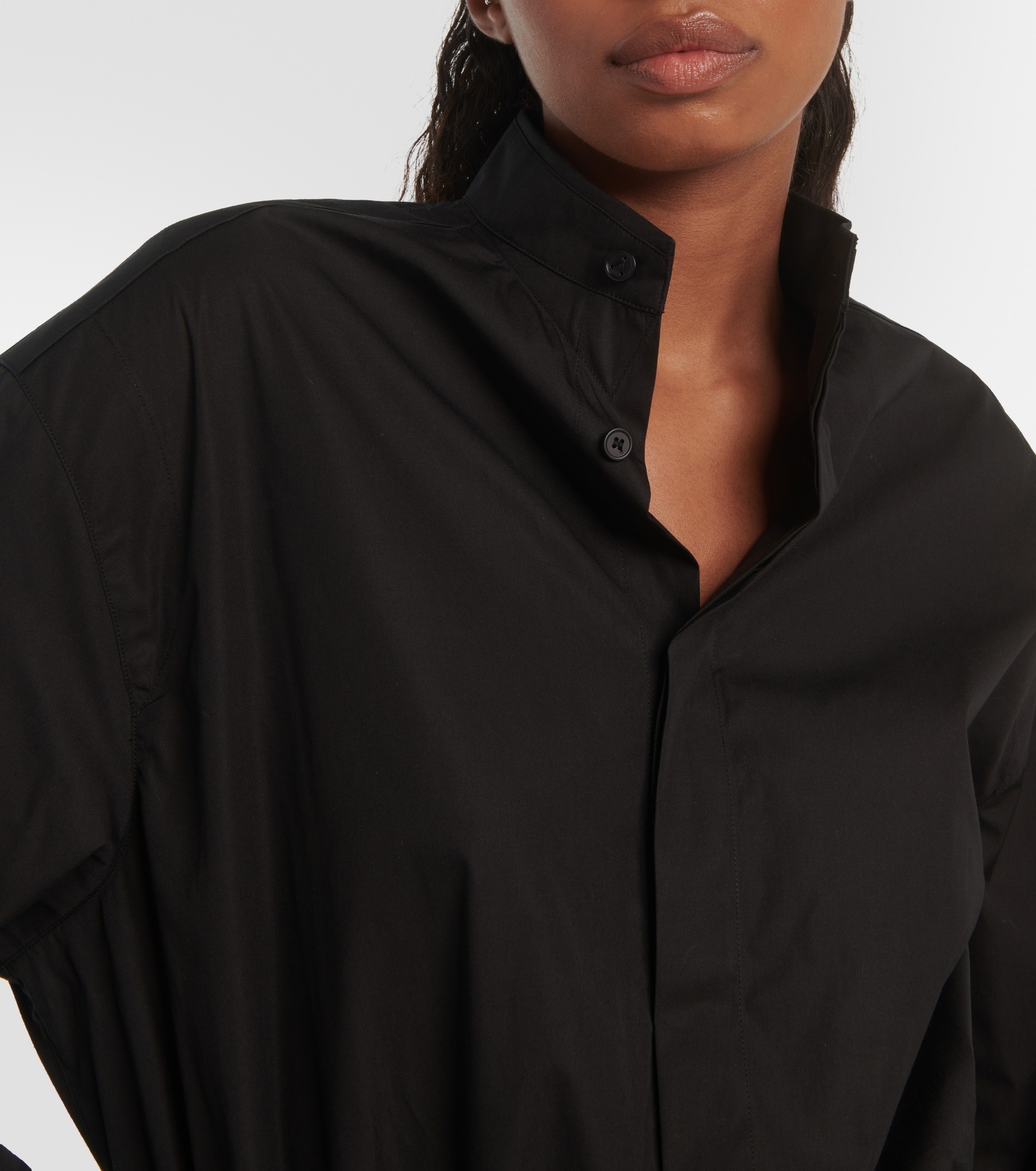 Cotton poplin bodysuit - 5
