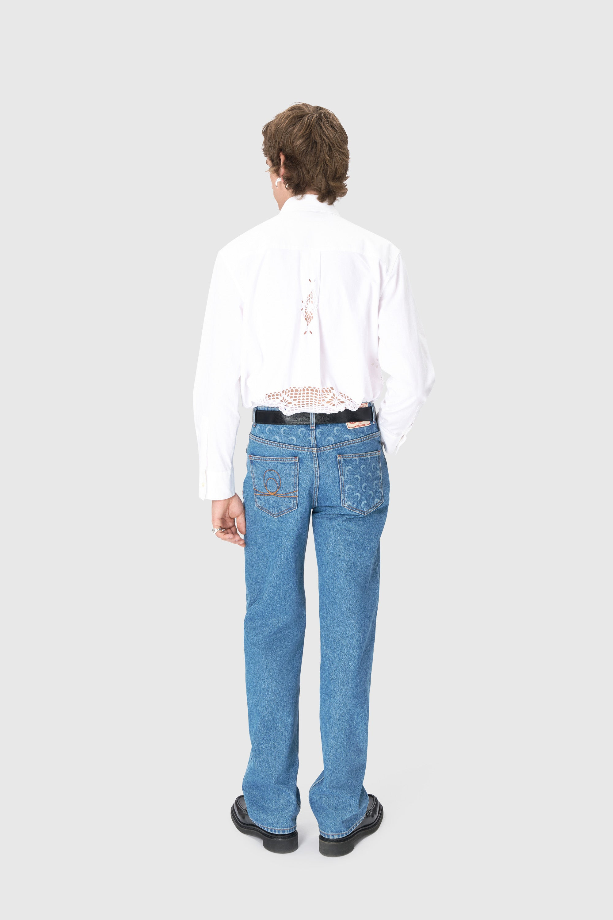 Moon Laser Denim Straight Jeans - 3