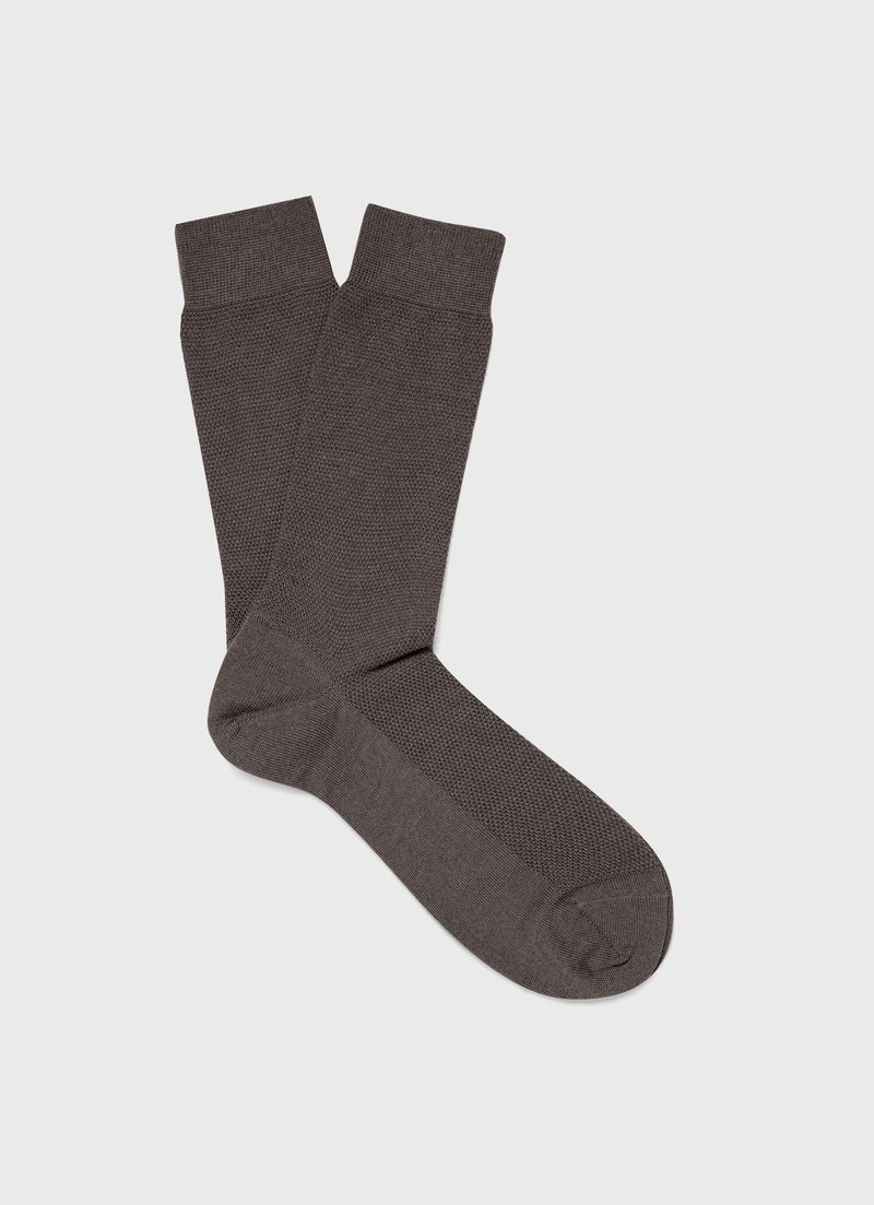 Merino Wool Waffle Socks 1