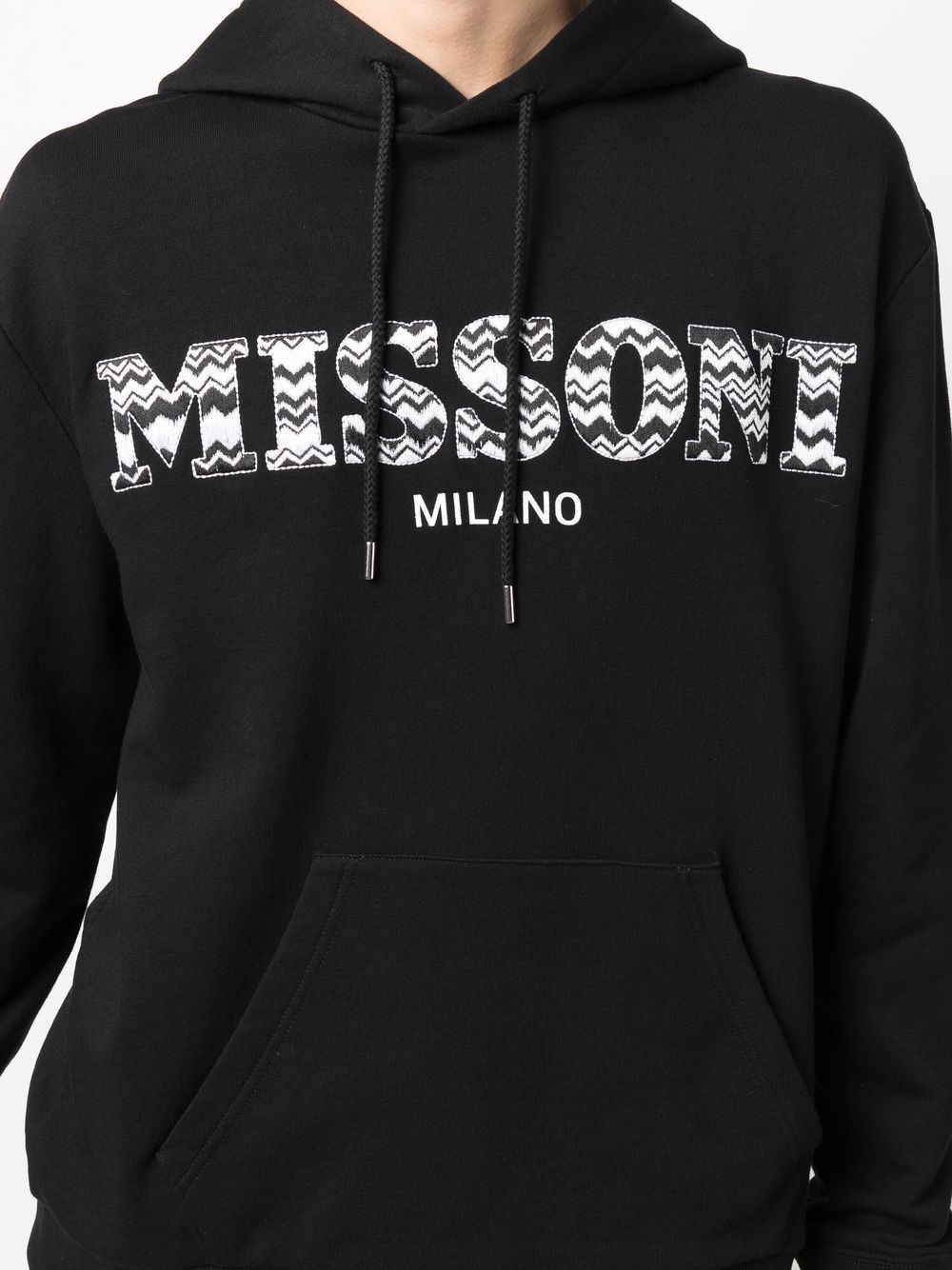 logo-print pullover hoodie - 5