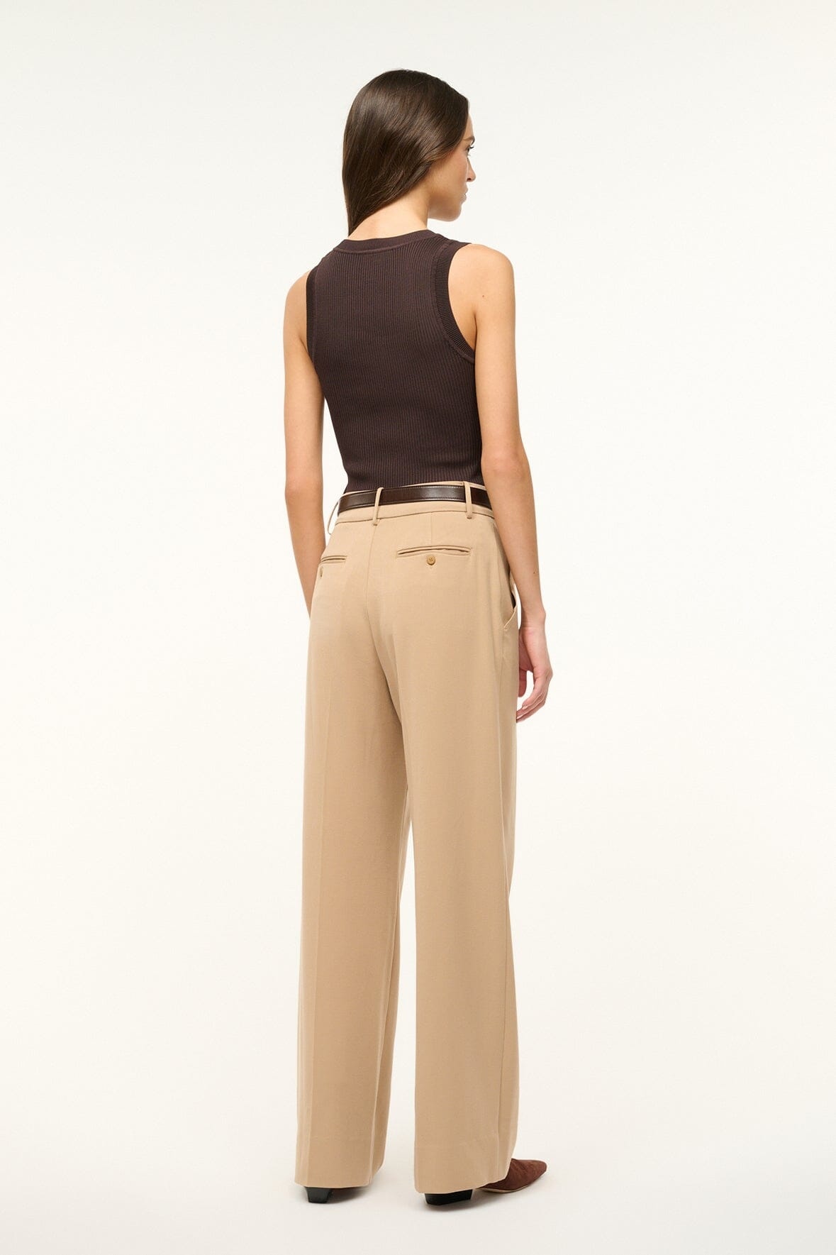 STAUD PRINCE PANT CAMEL - 4