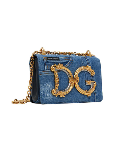 Dolce & Gabbana Blue Medium DG Girls Denim Bag outlook
