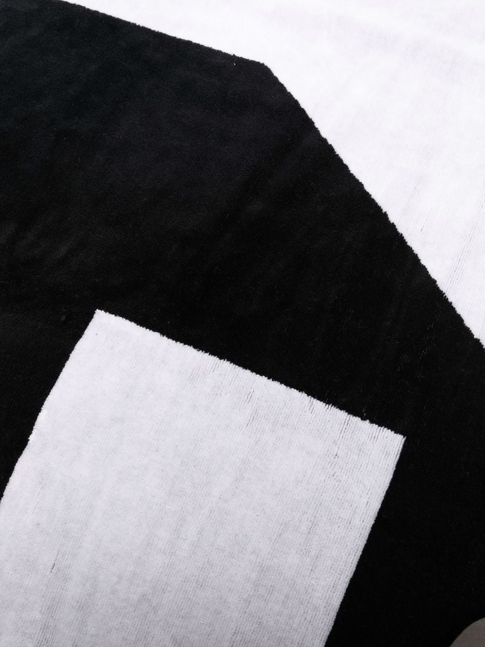 two-tone panelled bath towel - 2