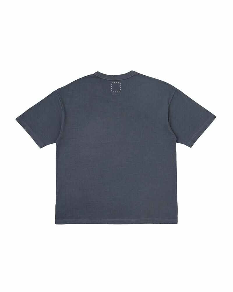 visvim AMPLUS TEE S/S (U.D.) NAVY outlook