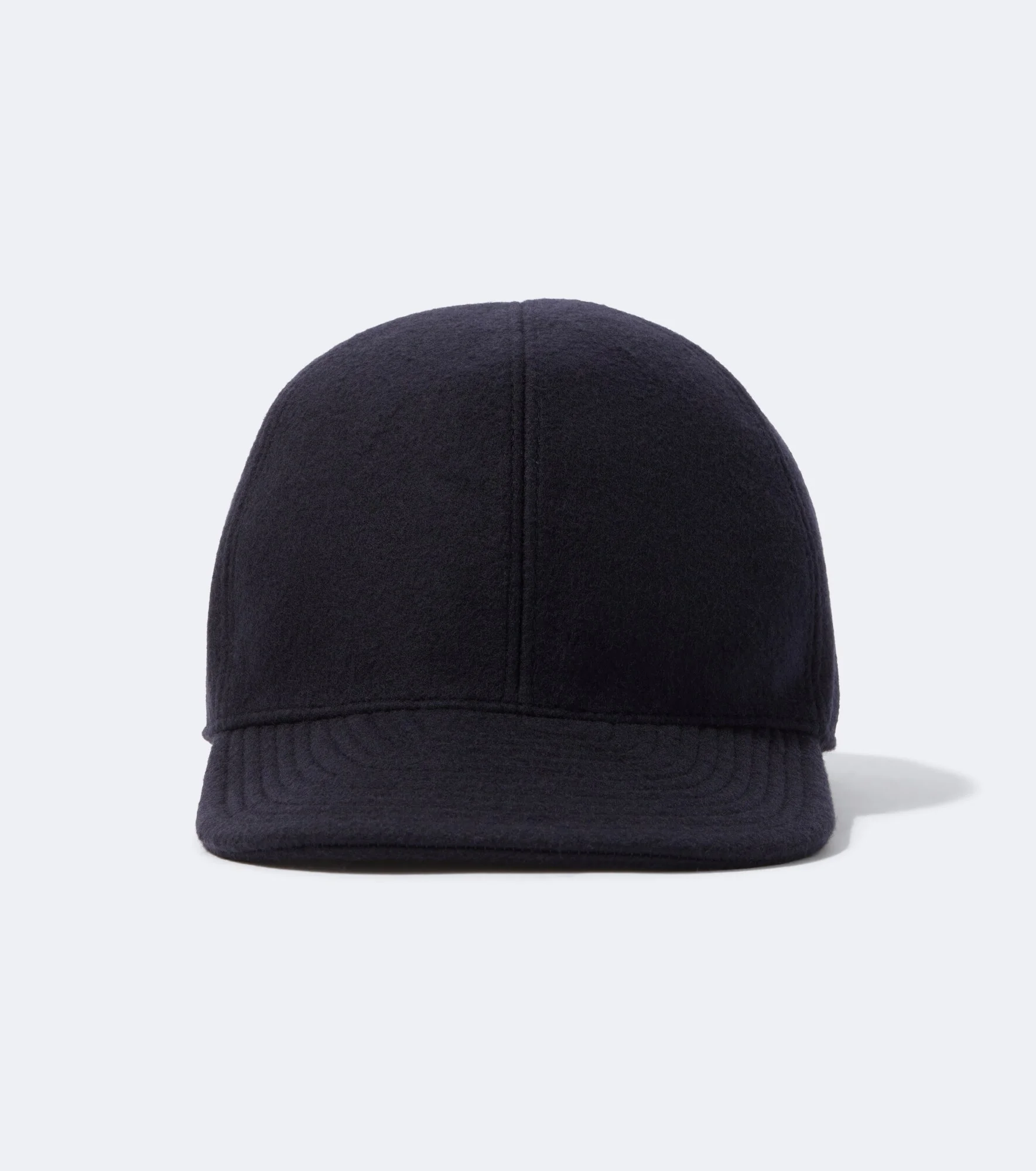 Wool and cashmere baseball cap - 1