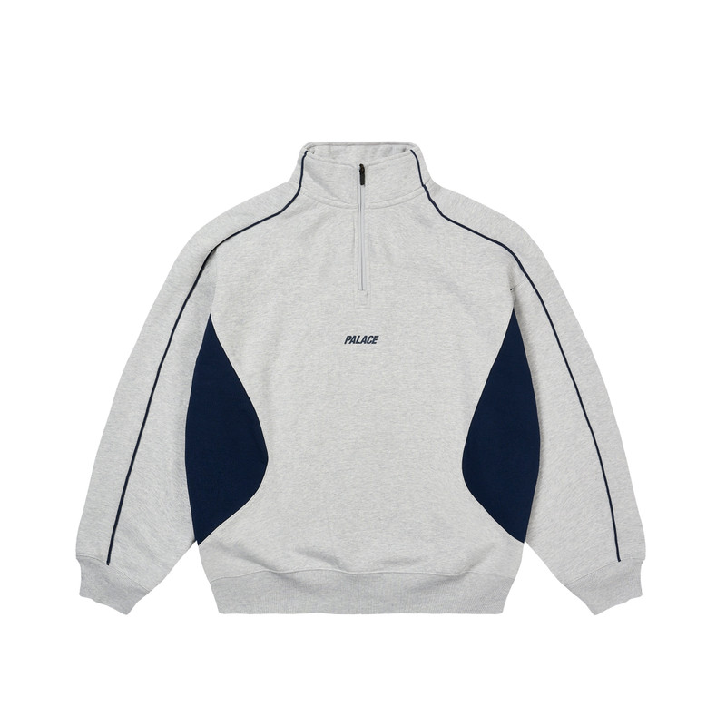 INSERTO 1/4 ZIP GREY MARL 1