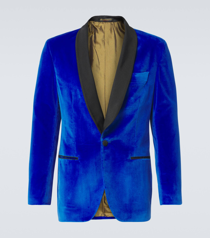 Cotton velvet blazer - 1