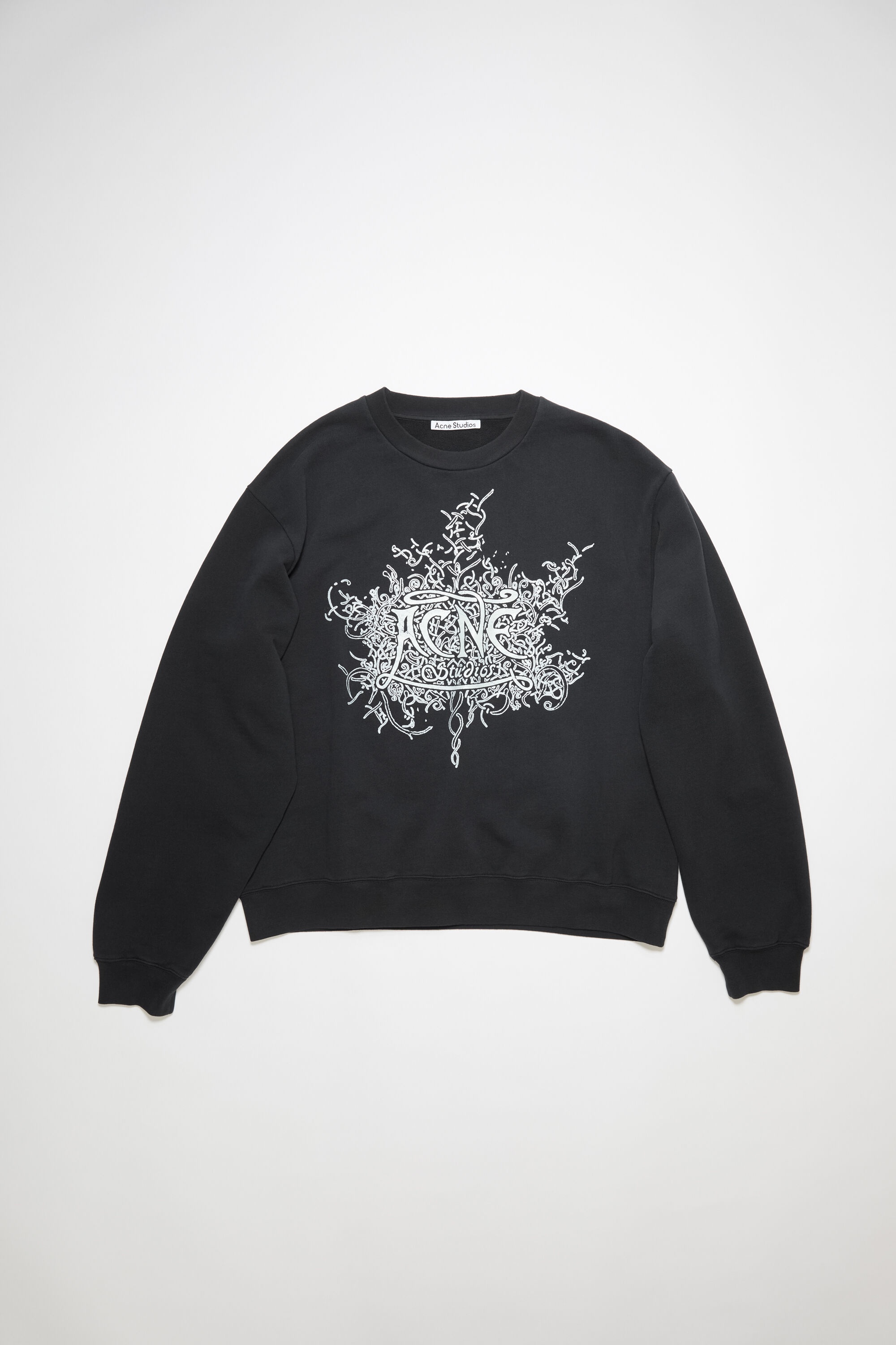 Glow in the dark logo sweater - Faded black - 5