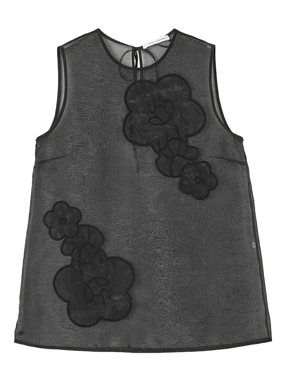 Alba flower-embellishment top - 3