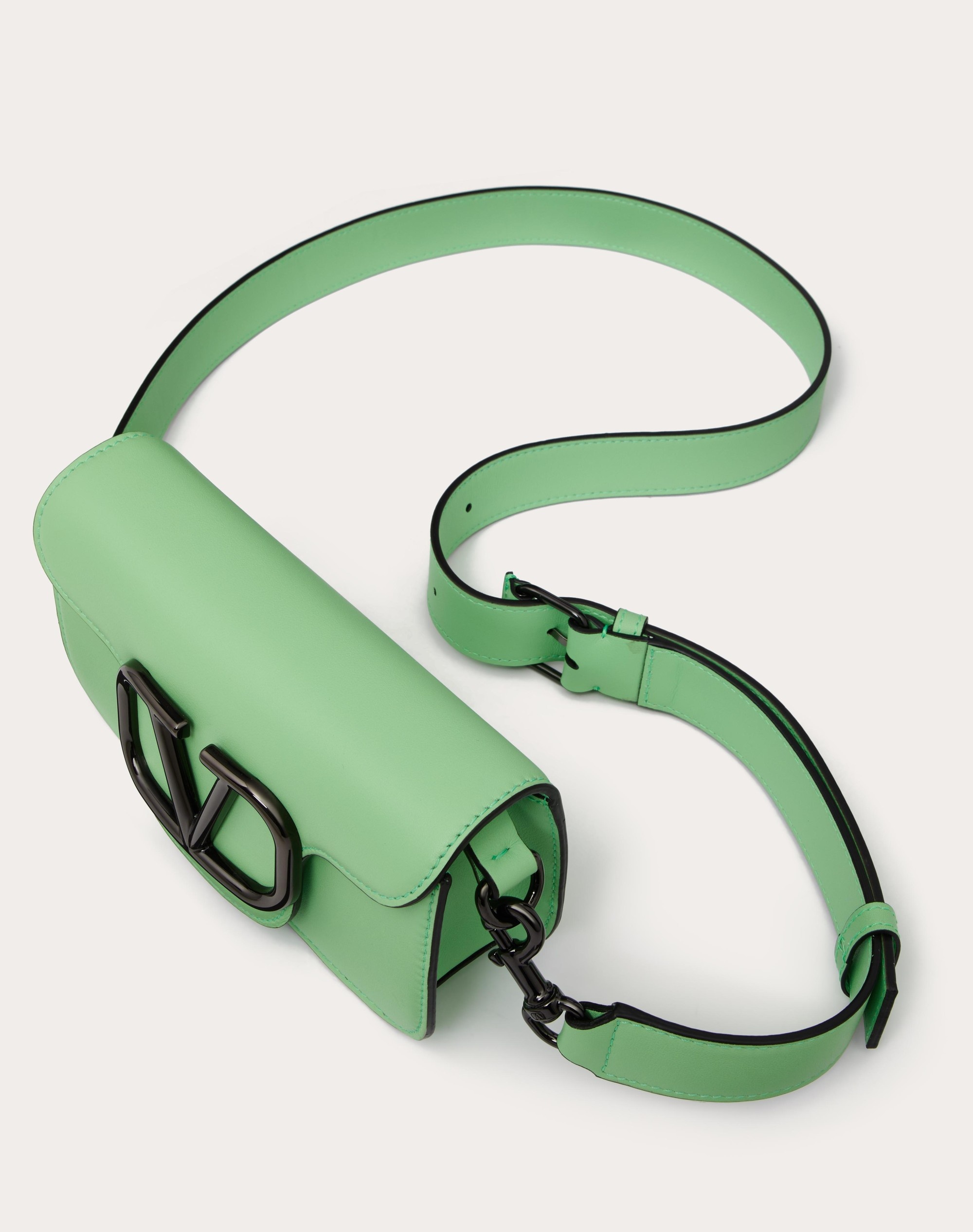 MINI VALENTINO GARAVANI LOCÒ CROSSBODY CALFSKIN BAG - 6