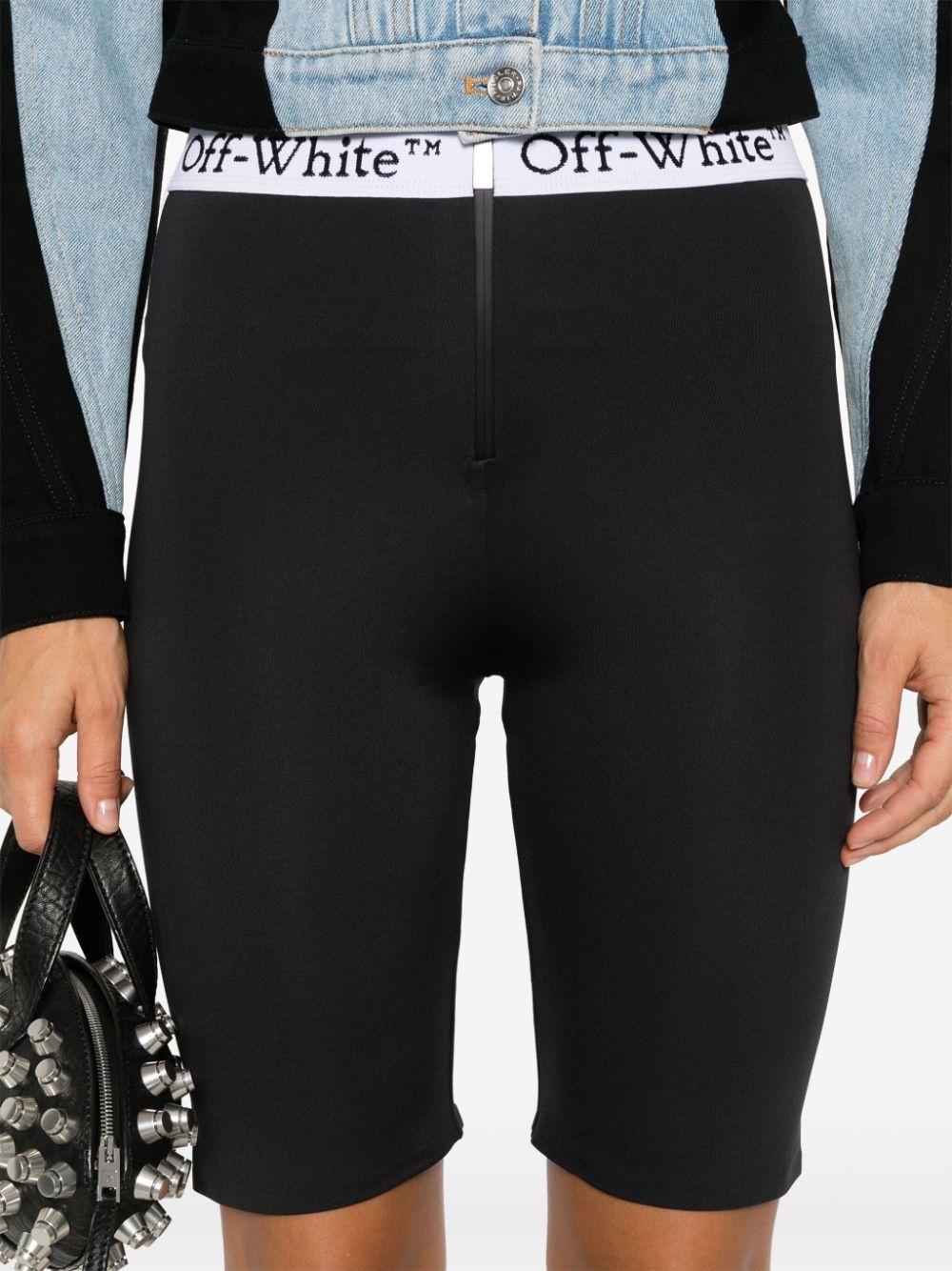 logo-waistband shorts - 5