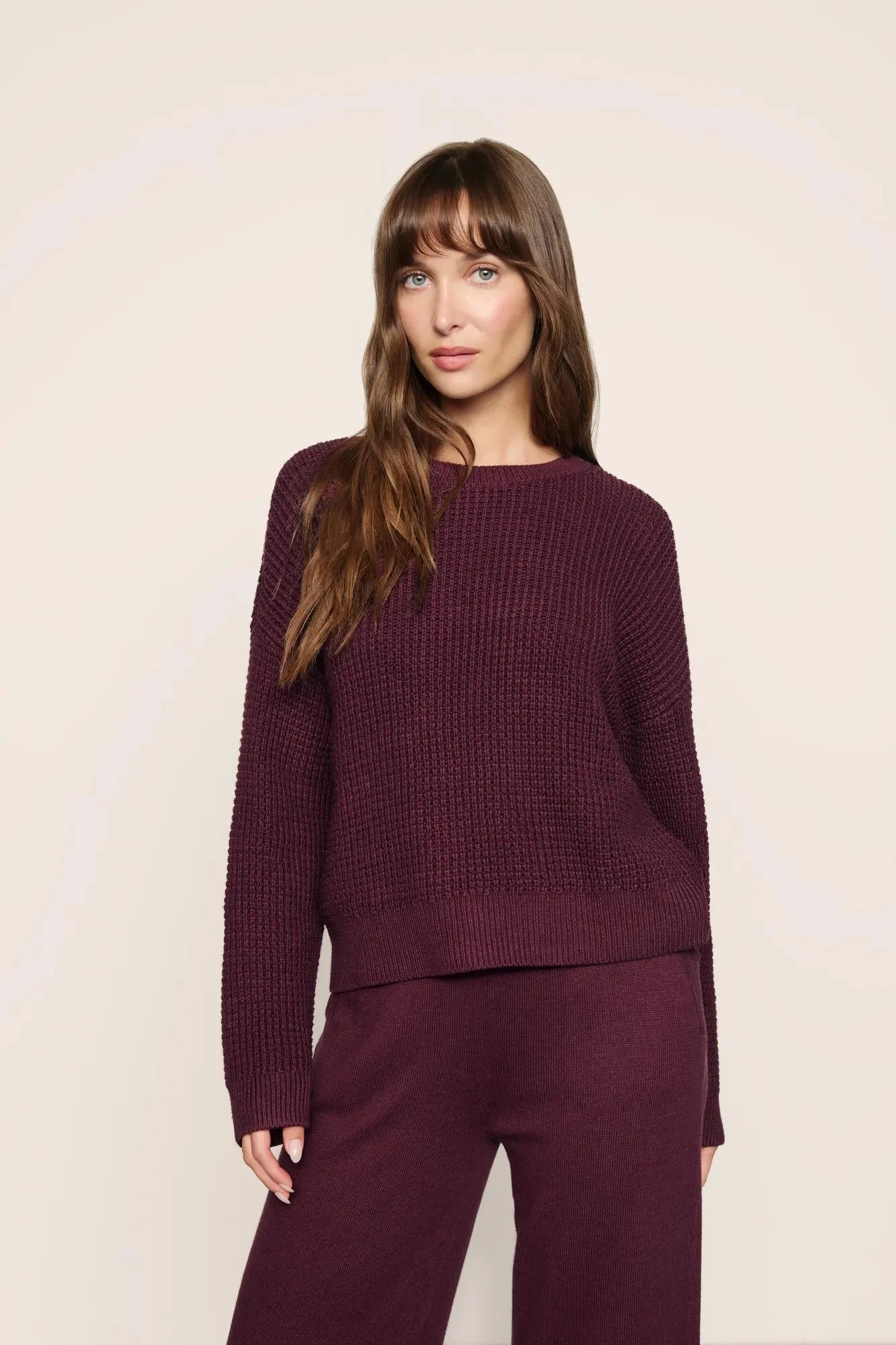 Recycled Sweater Cropped Crew - 1