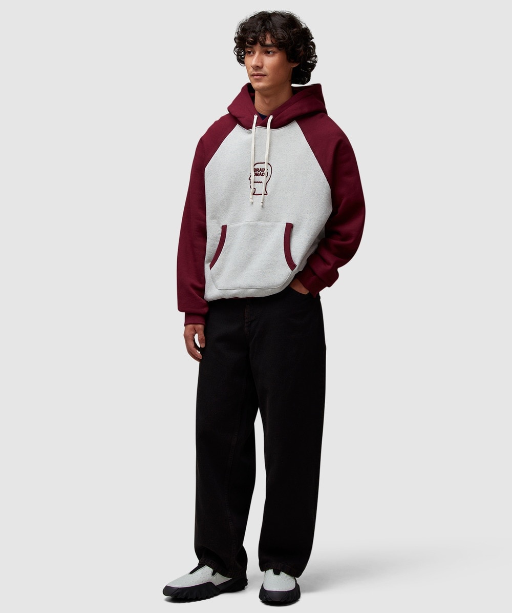 Fleece logo raglan hoodie - 5
