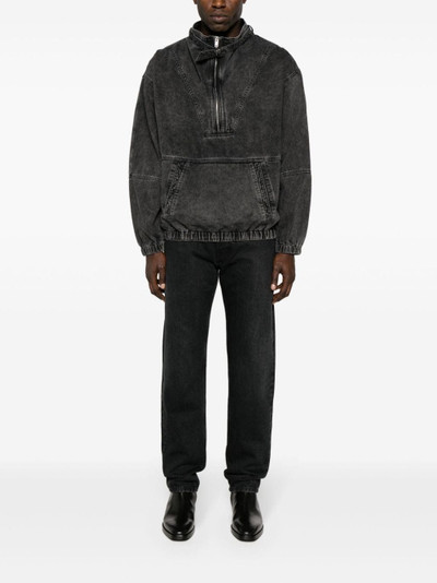 Off-White tapered-leg faded-effect jeans outlook