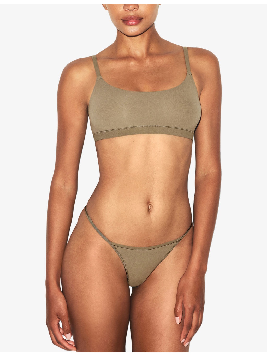 Fits Everybody Scoop-Neck Jersey Bralette - 3