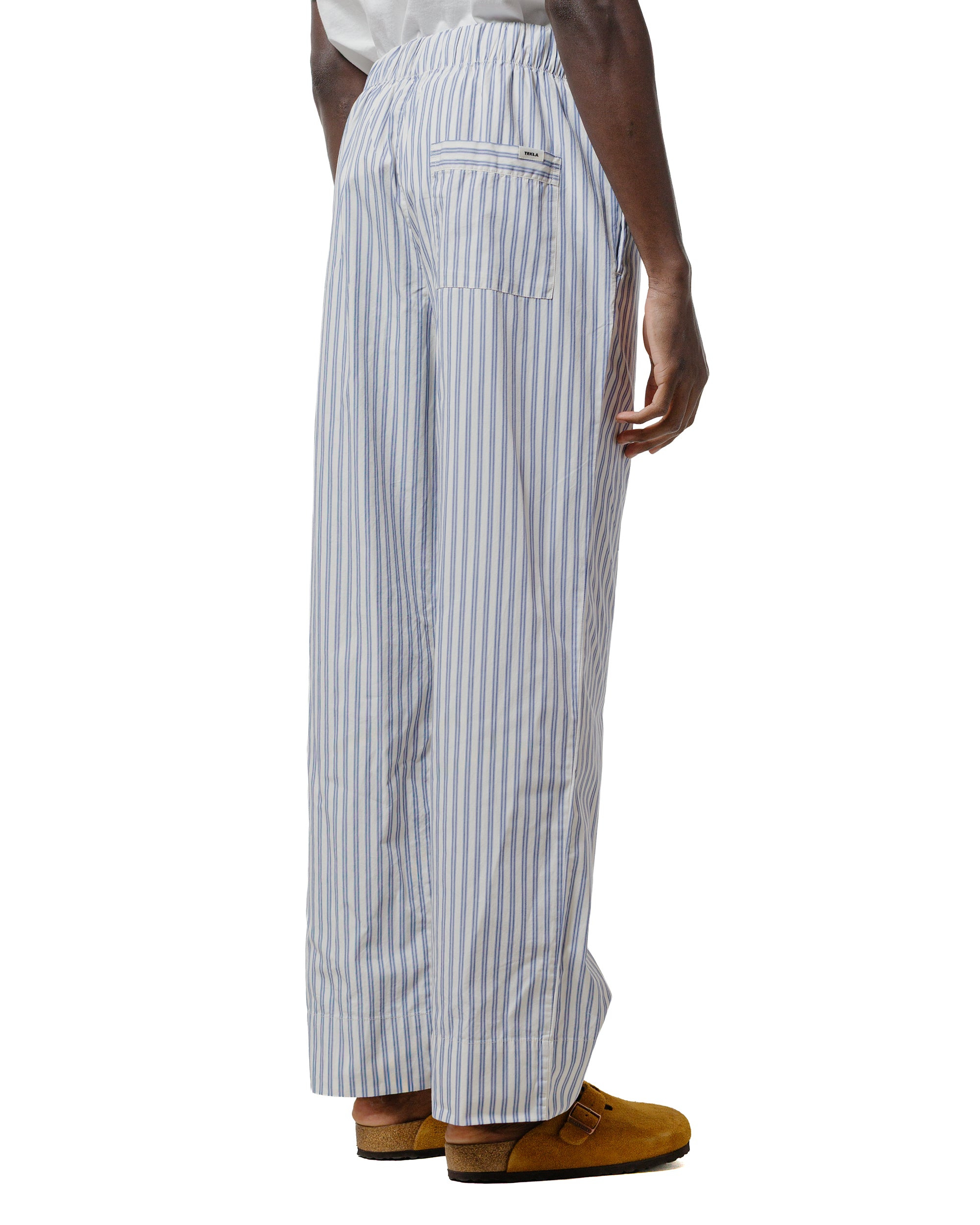 Tekla Poplin Pyjama Pants Skagen Stripes - 3