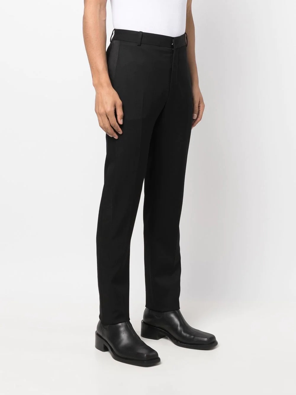 straight-leg tailored trousers - 3