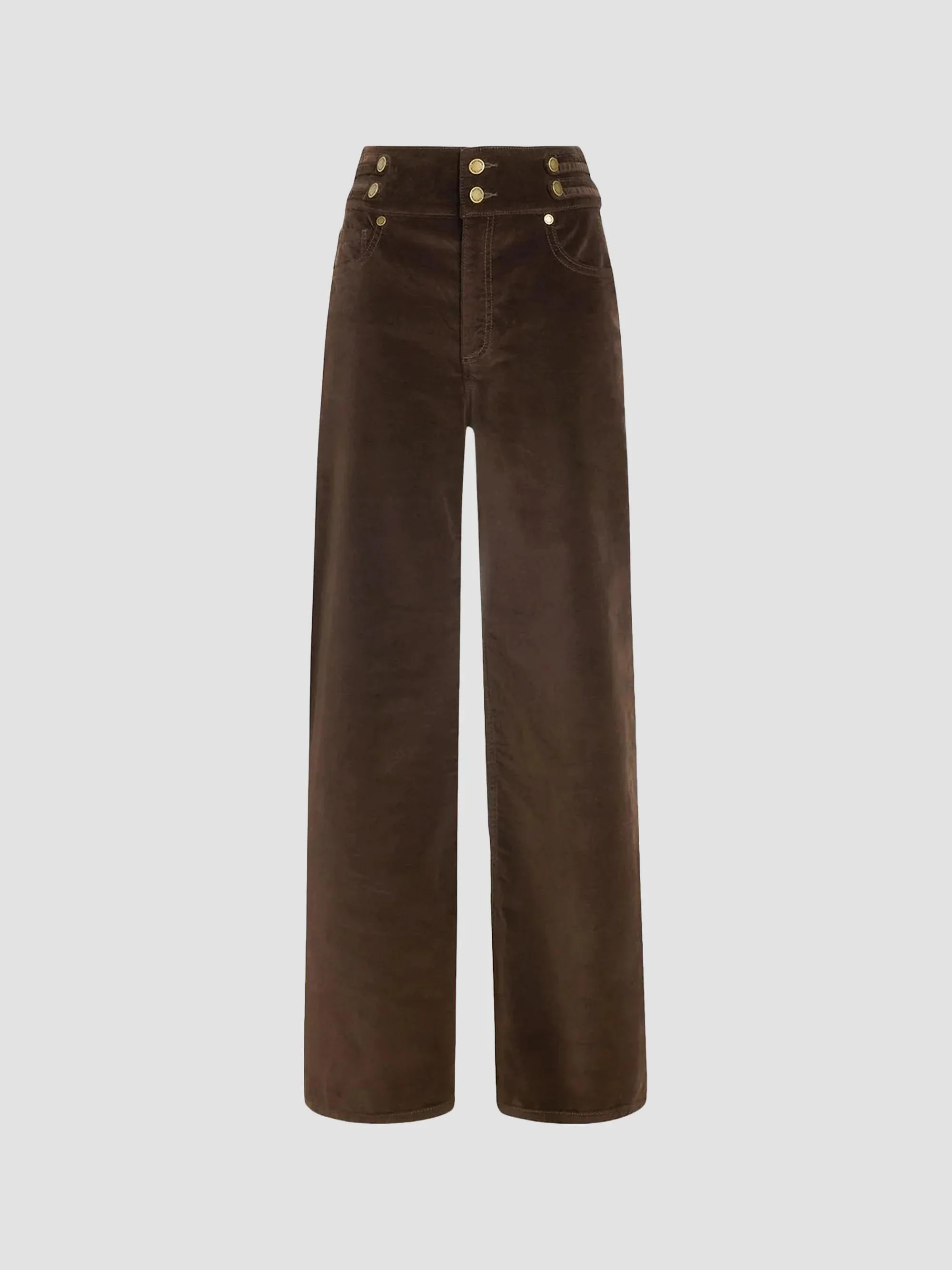 Women's Liv Velveteen High-Rise Jeans - Heritage Brown - 1