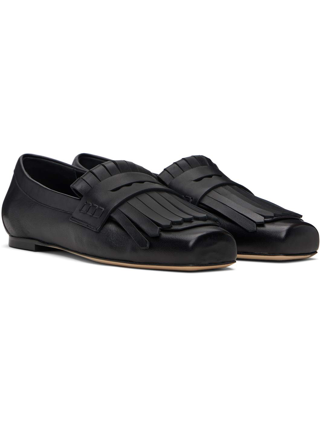 Black Belen Loafers - 4