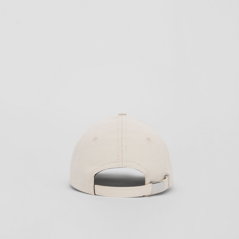 Horseferry Motif Cotton Canvas Baseball Cap 4