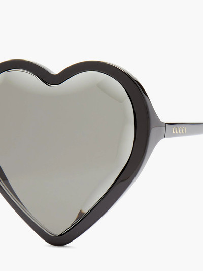 GUCCI Heart acetate sunglasses outlook