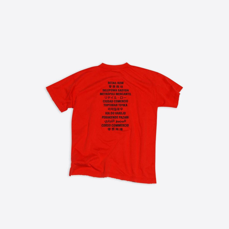 BALENCIAGA Fortnite©2021 T-shirt Medium Fit in Red/white outlook