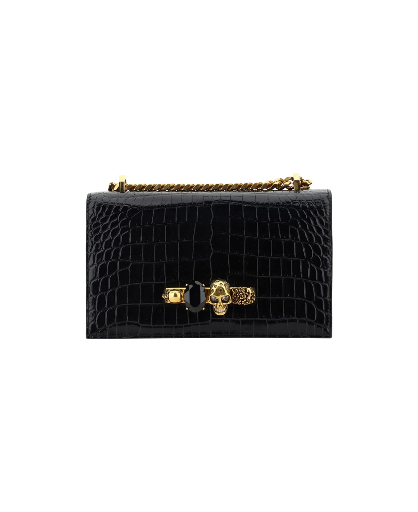 Jeweled Satchel Bag - 1