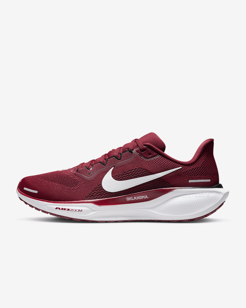 Oklahoma Pegasus 41 Men's Nike College Road Running Shoes - 1