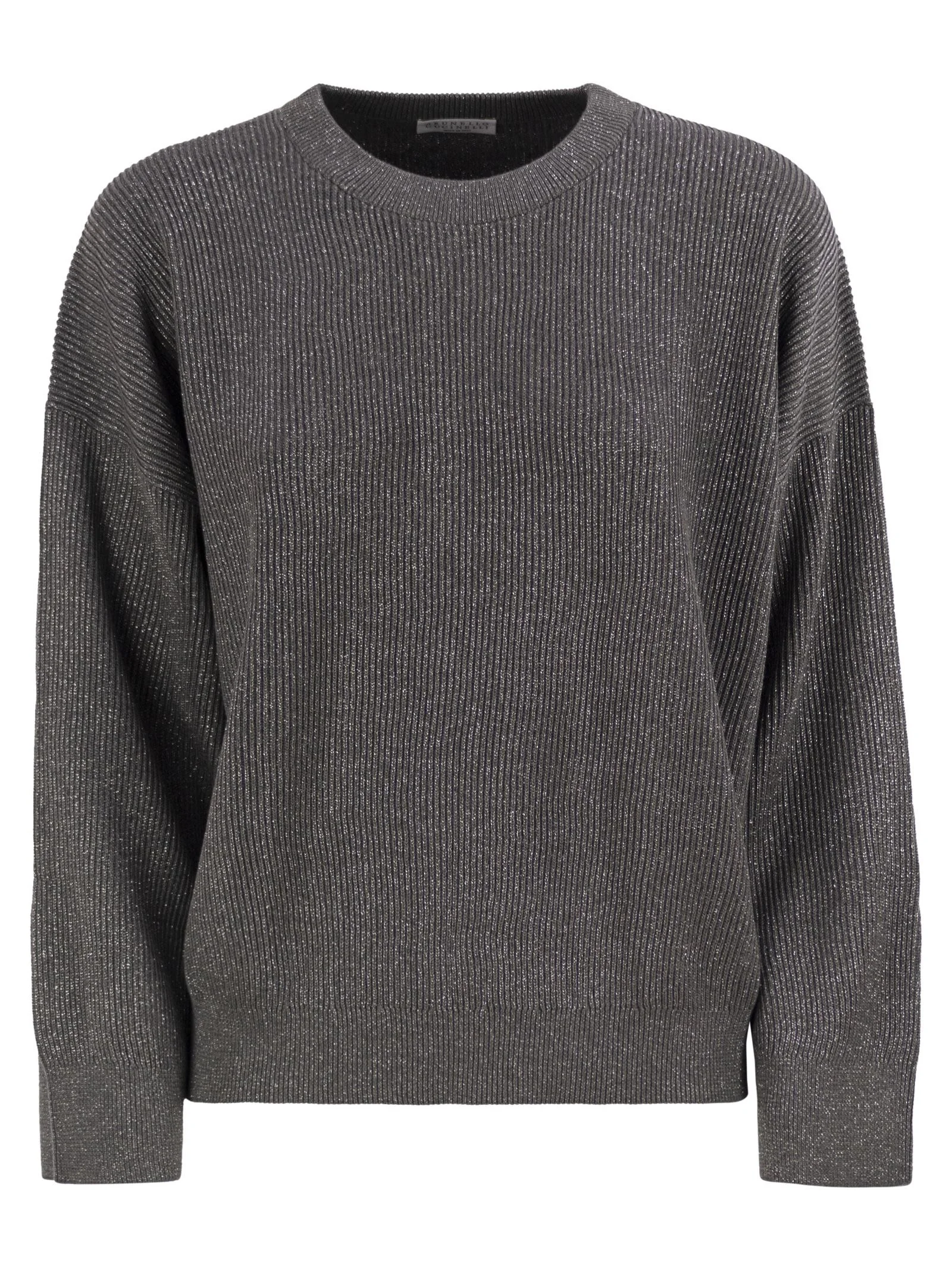 Brunello Cucinelli Women Cotton And Viscose Rib Sweater - 1