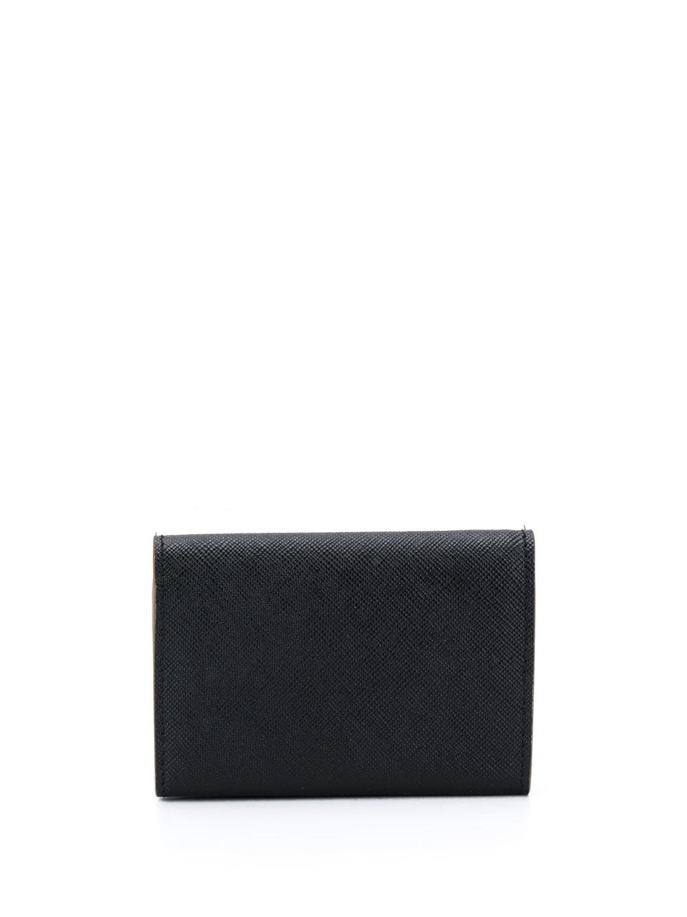 colour block logo print tri-fold wallet - 2