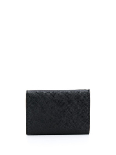 Marni colour block logo print tri-fold wallet outlook